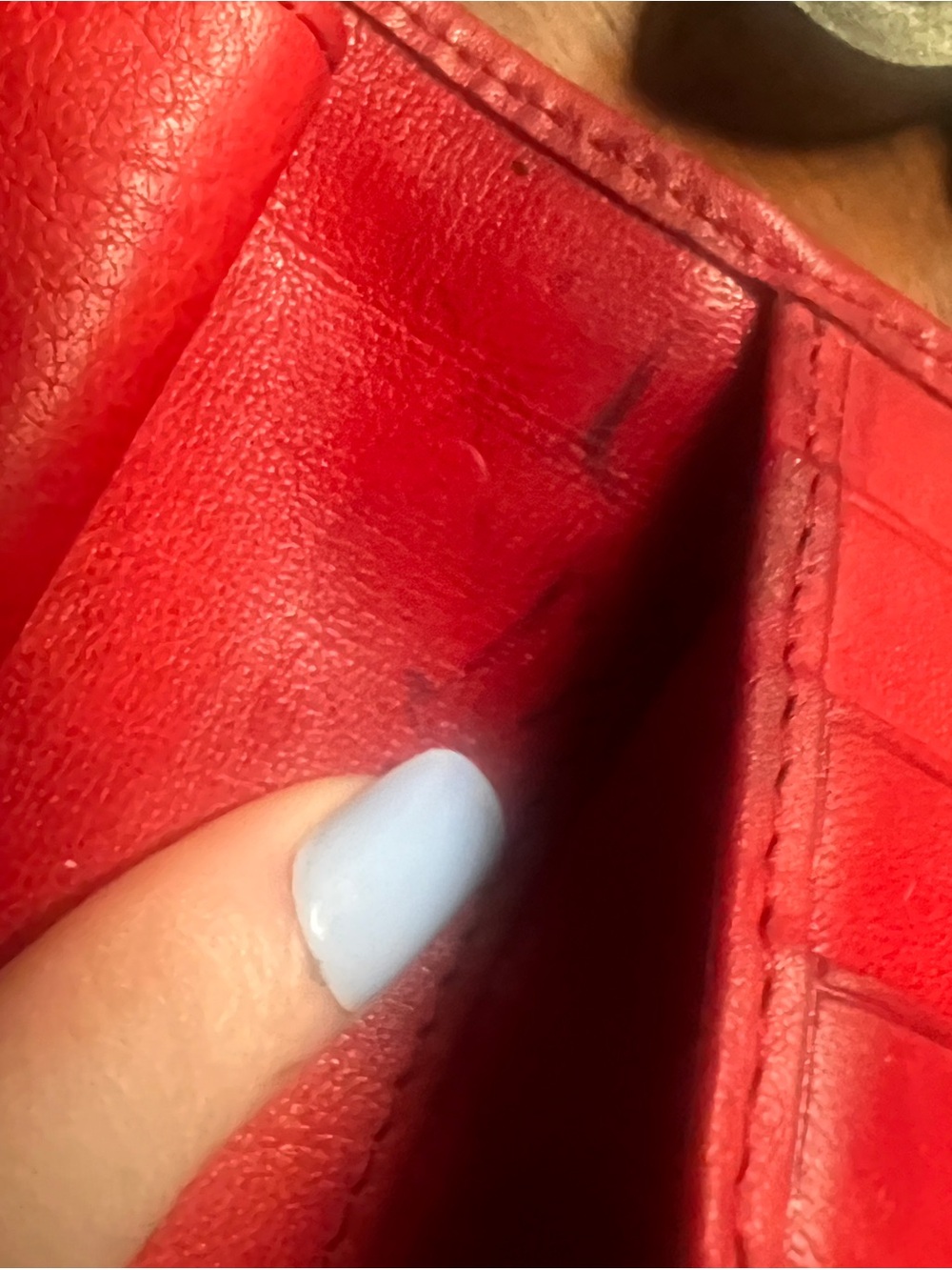 Dooney & Bourke Red Leather Wallet - Picture 15 of 17